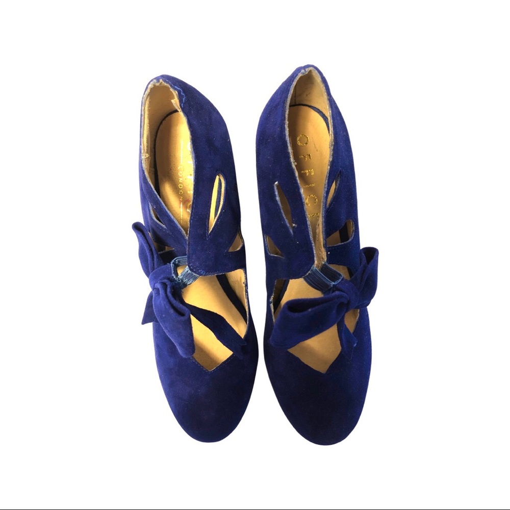 *HOST PICK* *NWOT* Blue Suede Shoes, 3.5” heel. - Picture 3 of 5